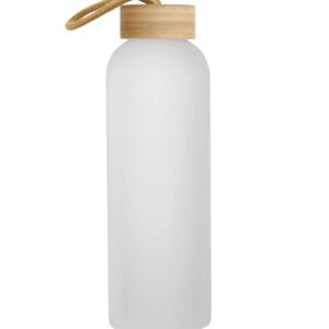 Glazen waterfles