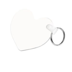 Hartvormige Sublimatie Sleutelhanger